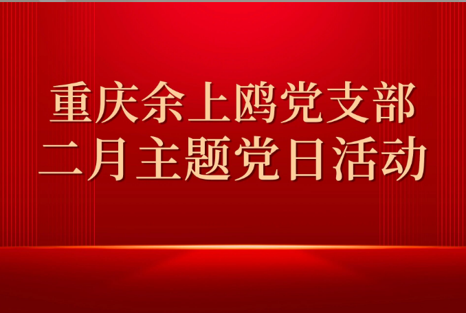 重庆余上鸥党支部开展2月主题党日活动